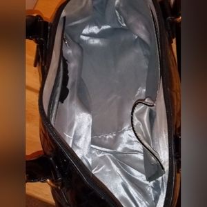 Satchel purse dark blue